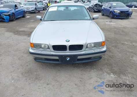 2000 BMW 740Ia from USA, damaged, VIN WBAGG8343YDN80997